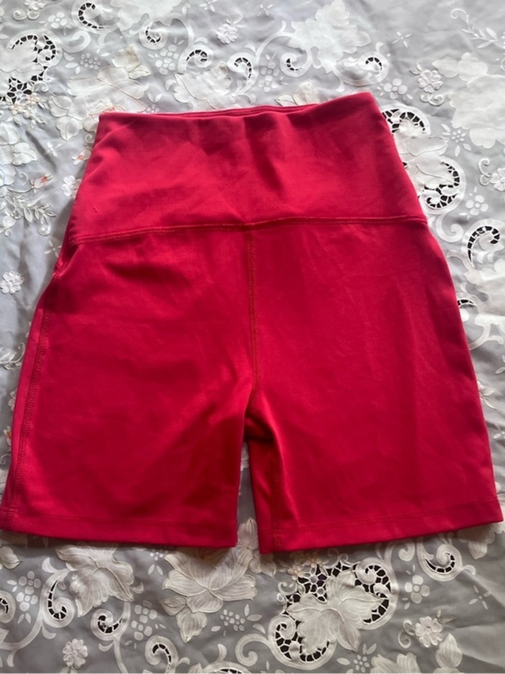 Beyond Yoga High Waisted Biker Shorts Pink Activewear Yoga Shorts XS